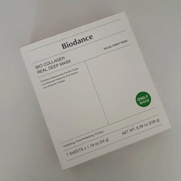 [BUNJANG] Biodance Bio Collagen Real Deep Mask (7 Sheets, Unsealed) / 미개봉) 바이오던스 바이오 콜라겐 리얼 딥 마스크 7매