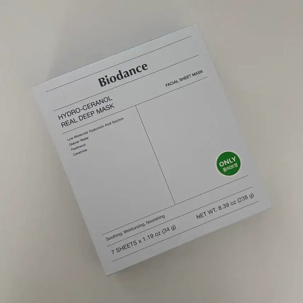 [BUNJANG] Biodance Hydro Ceranol Real Deep Mask (7 Sheets, Sealed) / 미개봉) 바이오던스 하이드로 세라놀 리얼 딥 마스크 7매