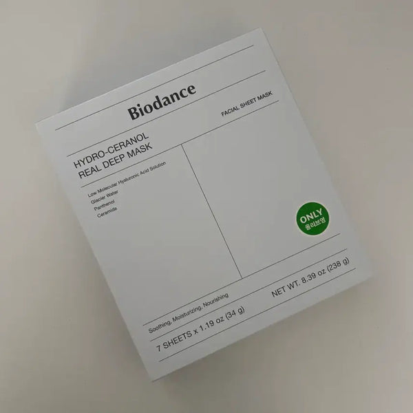 [BUNJANG] Biodance Hydro Ceranol Real Deep Mask Set (7 Sheets) - Sealed / 미개봉) 바이오던스 하이드로 세라놀 리얼 딥 마스크 7매
