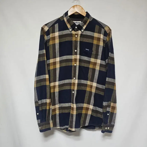 [BUNJANG] Barbour Folley Tailored Tartan Check Shirt / 23FW 바버 Folley 테일러드 타탄 체크 셔츠 L사이즈