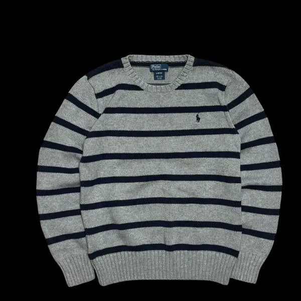 [BUNJANG] Polo Ralph Lauren Striped Knit Sweater / 폴로 랄프로렌 스트라이프 니트