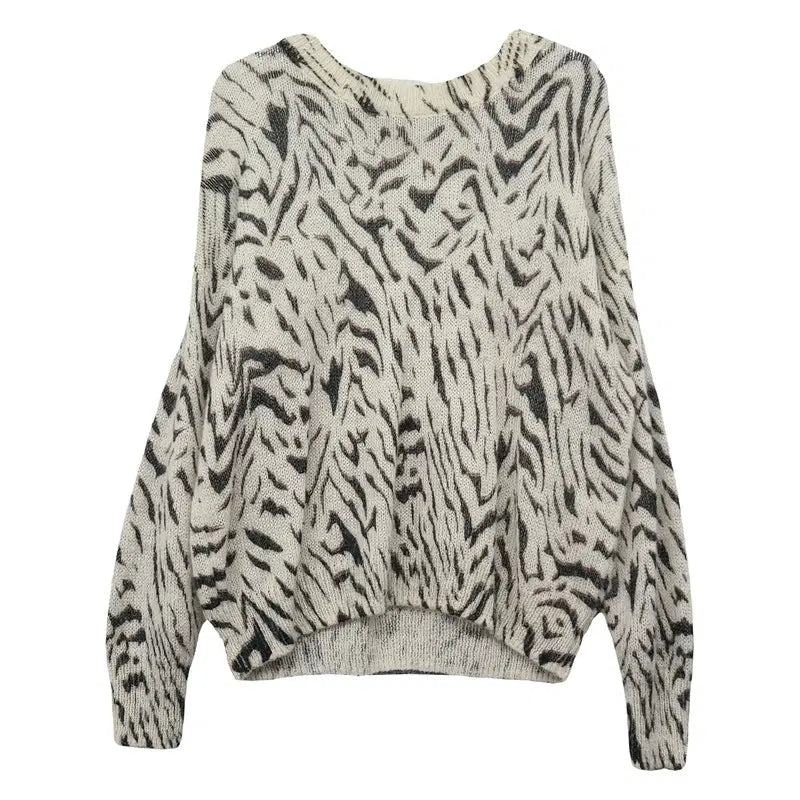 [BUNJANG] Vintage Pattern Long Sleeve T-shirt / 빈티지 패턴 슬리브 긴팔티 F