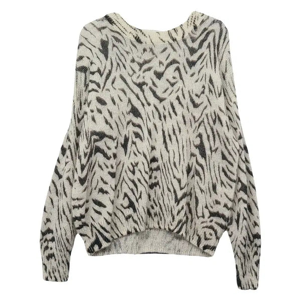[BUNJANG] Vintage Pattern Long Sleeve T-shirt / 빈티지 패턴 슬리브 긴팔티 F