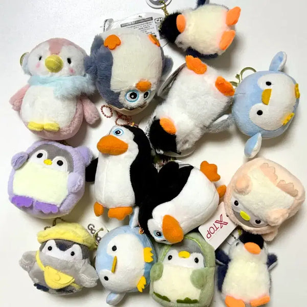 [BUNJANG] Cute Penguin Keyring Bundle Set / penguin귀여운 펭귄 키링 인형뽑기키링열쇠가방고리 keyring 일괄