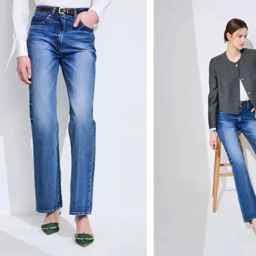 [BUNJANG] TIME 24SS Belted Bootcut Denim Pants / 타임 벨티드 부츠컷 데님 팬츠 67 24SS