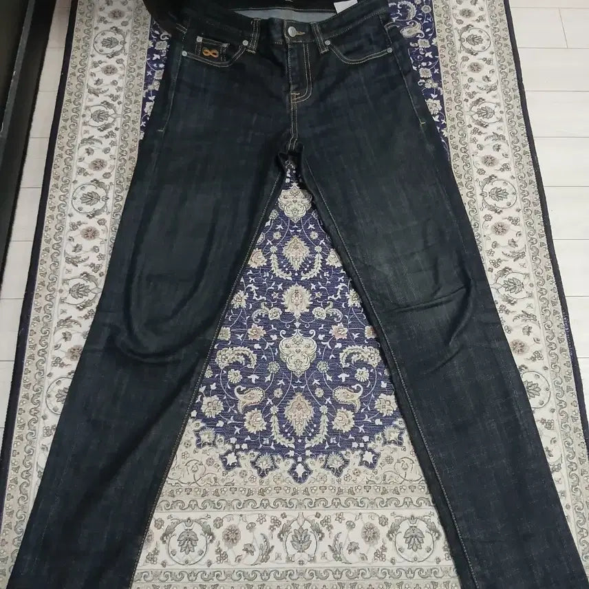 [BUNJANG] Plac Jeans Slim Skinny Jeans Dark Navy Denim Pants (M/29) / (M / 29) 플랙진 슬림 스키니진 데님팬츠
