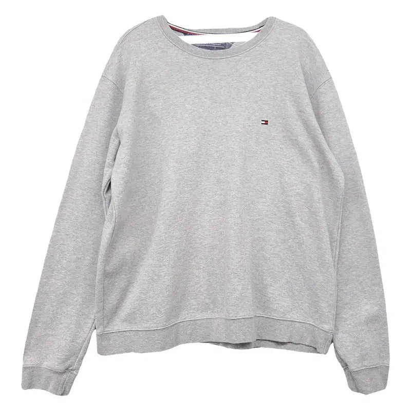 [BUNJANG] Tommy Hilfiger Light Gray Crewneck Sweatshirt M / 타미힐피거 라이트 그레이 맨투맨 M