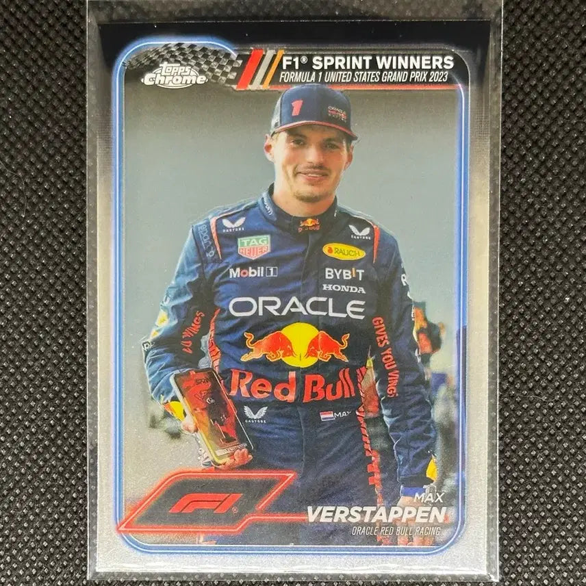 [BUNJANG] Max Verstappen 2024 Topps Chrome Card / 2024 F1 탑스 크롬 막스 베르스타펜 카드