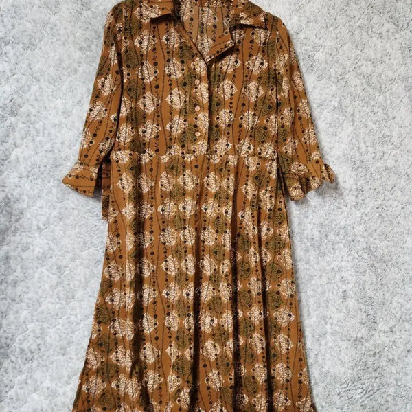 [BUNJANG] Loose Fit Patterned Dress / J769 [F] 루즈핏 패턴 원피스