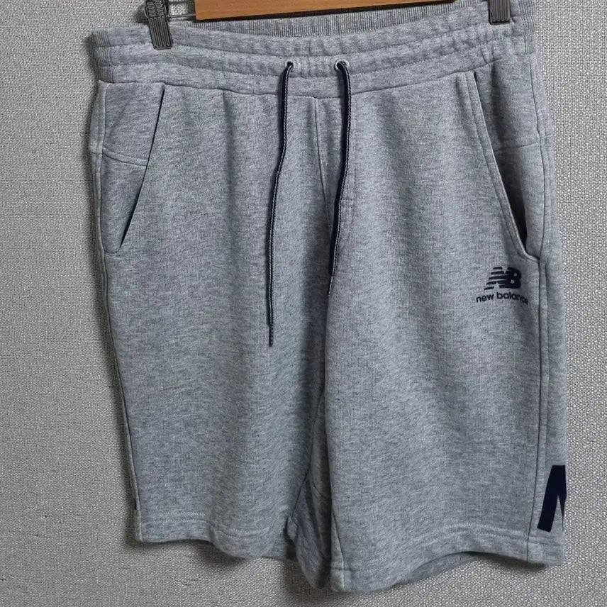 [BUNJANG] New Balance Grey Sweat Shorts / L ) 뉴발란스 그레이 스웻 반바지