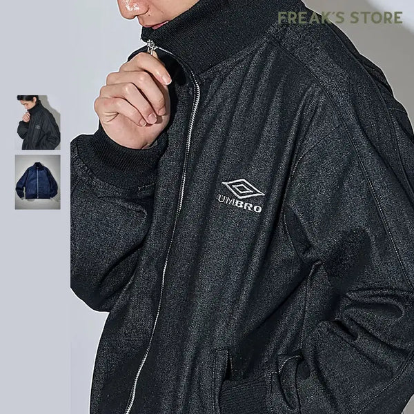 [BUNJANG] Umbro Custom Denim Track Jacket / 엄브로 별주 데님 트랙자켓