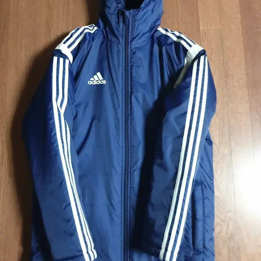 [BUNJANG] Adidas Condivo 14 Padded Jacket Navy L (100) / 아디다스 패딩 콘디14 패딩 네이비 L 100
