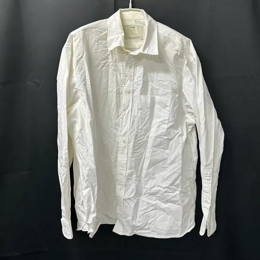 [BUNJANG] Pottery Oxford White Shirt / 포터리 옥스포드 화이트 셔츠