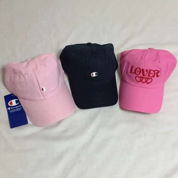 [BUNJANG] Champion & We Lovers Ball Cap Bundle Set / 챔피온, 위러버 볼캡 세개 일괄