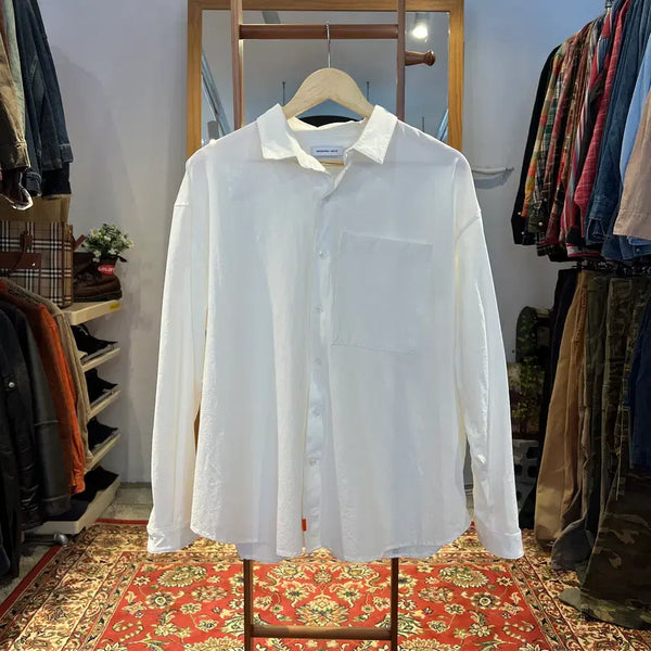 [BUNJANG] UNCOATED-247 White Shirt XL / [XL] 언코티드247 화이트 셔츠