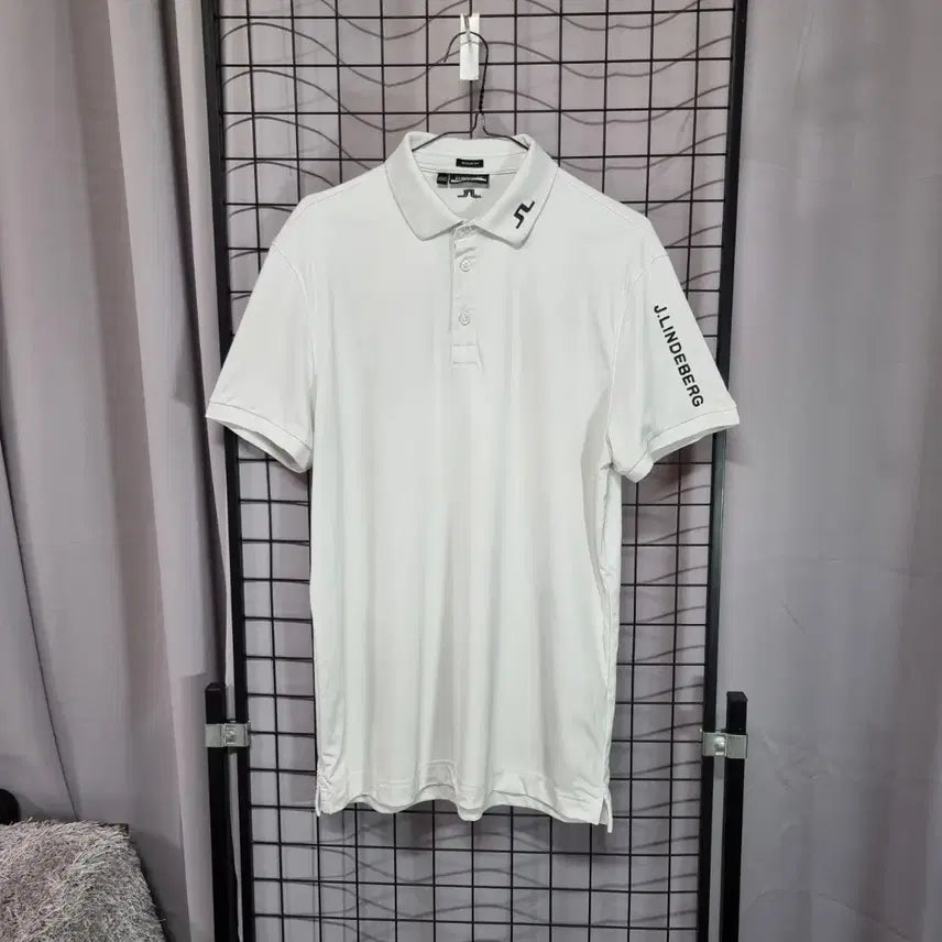 [BUNJANG] J.Lindeberg Golf Tour Tech Regular Fit Polo Shirt (Size M) / 제이린드버그 골프 카라 반팔 투어 테크 레귤러핏 골프 폴로 셔츠 M