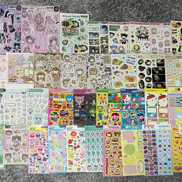 [BUNJANG] Seal Sticker Bundle - 100 pcs / 다꾸 씰스티커 100장 일괄처분(1)