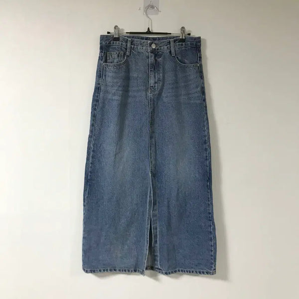[BUNJANG] Blue Girl Women's Long Denim Skirt L / 블루걸 여성롱청치마L호호상점
