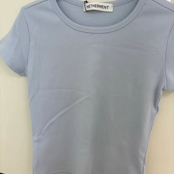 [BUNJANG] Headermint Pureflex Blue Ice Short Sleeve T-Shirt / (새상품)헤더먼트 퓨어플렉스 블루아이스