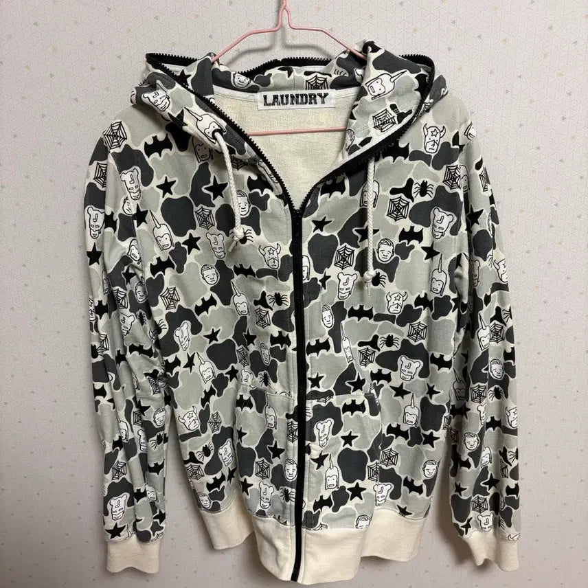 [BUNJANG] Rare Camo Hooded Zip-Up / 휘귀템 카모 후드집업