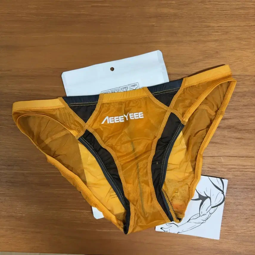 [BUNJANG] AEEYEEE Men's Underwear Yellow / AEEYEEE 남성 속옷 옐로우