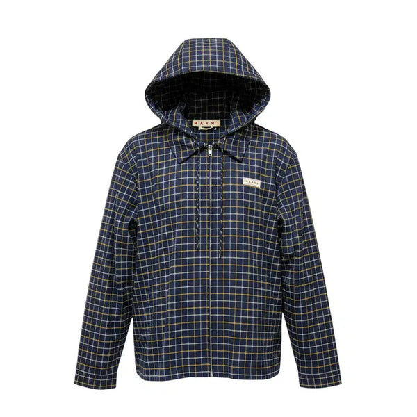 [BUNJANG] Marni Navy Blue Hooded Zip-Up Jacket / 마르니 네이비블루 후드 집업 남성 자켓 50