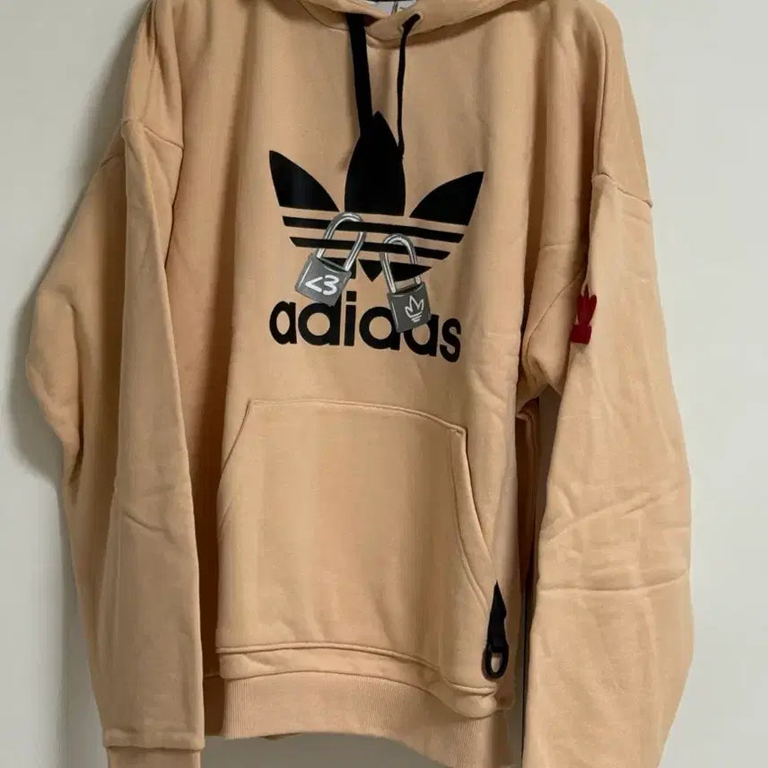 [BUNJANG] Adidas Trefoil Hoodie Beige / 아디다스 트레포일 후드티 베이지 새상품