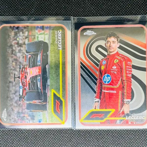 [BUNJANG] 2024 F1 Topps Chrome Charles Leclerc Card Bundle Set / 2024 F1 탑스 크롬 샤를 르클레르 카드 일괄