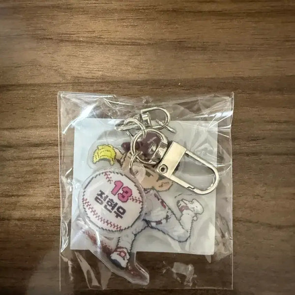[BUNJANG] Kiwoom Heroes Jeong Hyun-woo Pixel Acrylic Keyring / 키움 히어로즈 픽셀 아크릴 키링 정현우
