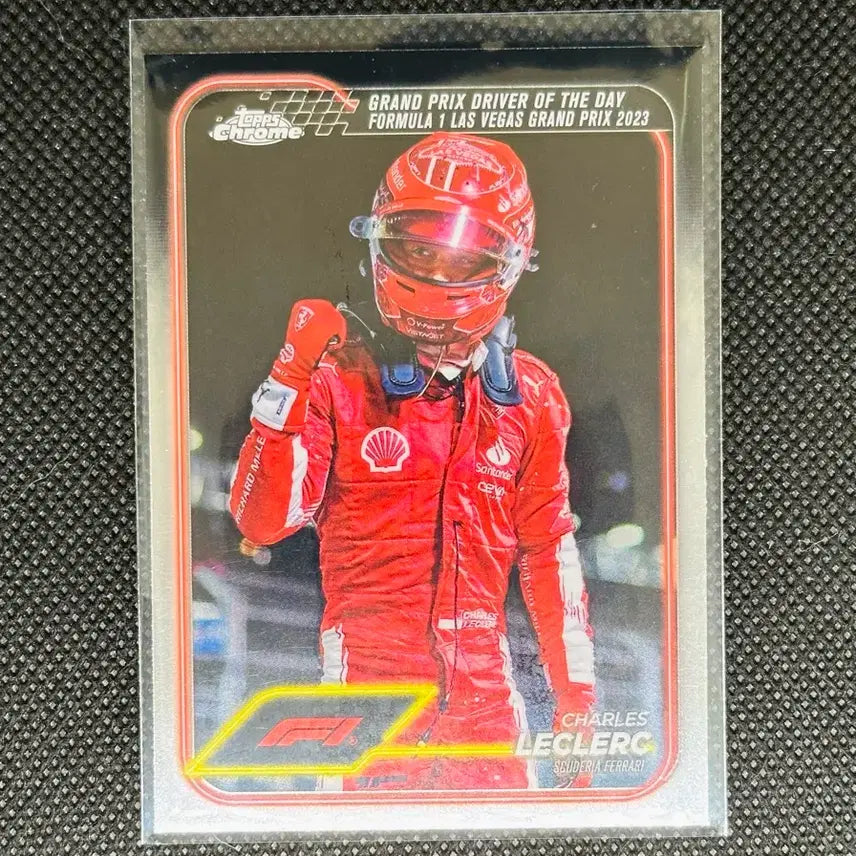 [BUNJANG] 2024 Topps Chrome Charles Leclerc F1 Card / 2024 F1 탑스 크롬 샤를 르클레르 카드