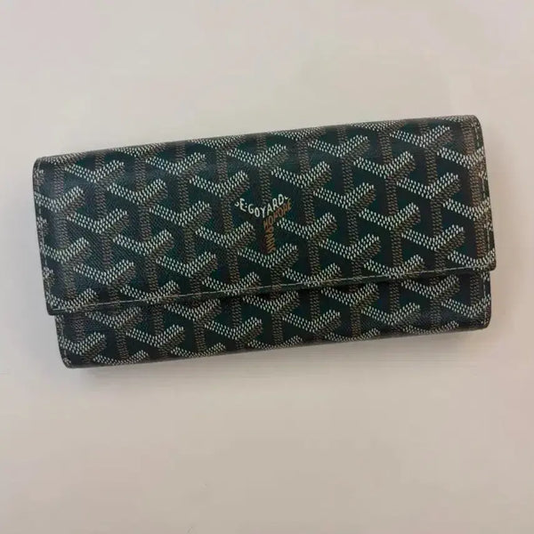 [BUNJANG] Goyard Varenne Long Wallet Green / [OS] 고야드 바렌 장지갑 그린