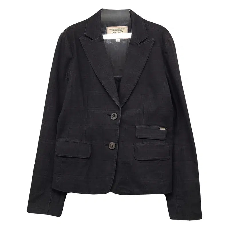 [BUNJANG] Guess Black Button Blazer Women's Size 95 / 게스 블랙 버튼 블레이저 95