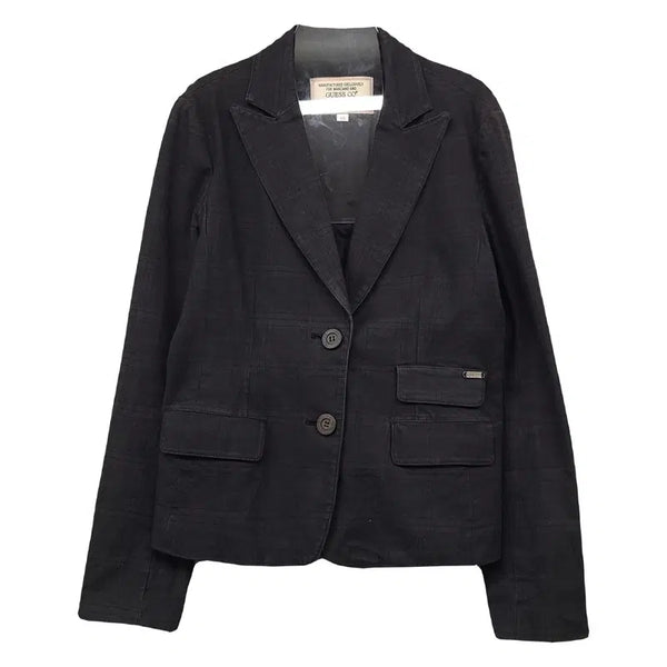 [BUNJANG] Guess Black Button Blazer Women's Size 95 / 게스 블랙 버튼 블레이저 95