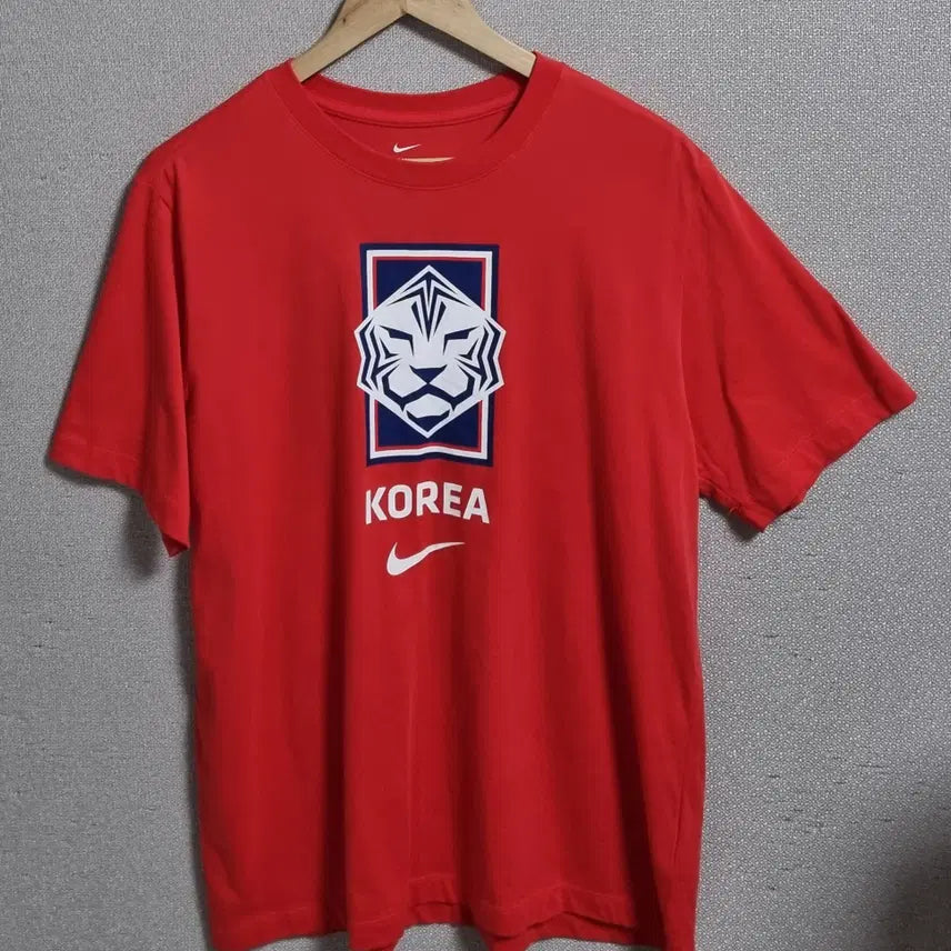 [BUNJANG] Nike Korea National Team Red T-Shirt XL / XL ) 나이키 한국 국대 레드 반팔티