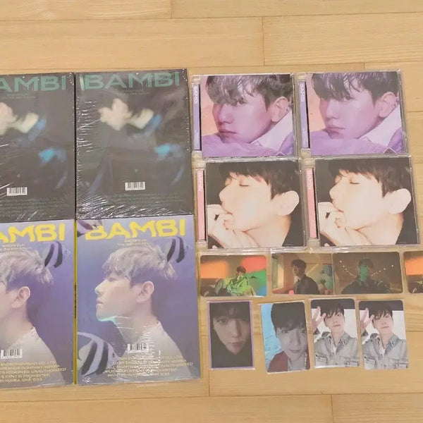 [BUNJANG] Baekhyun Bambi Sealed/Unsealed Album Bundle Set / 백현 밤비 미개봉,개봉 앨범 일괄