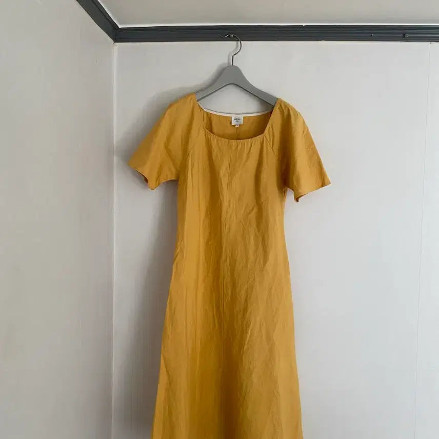 [BUNJANG] Akro Linen Midi Dress / 55 akro 아크로 새옷 상태 린넨 바스락 원피스