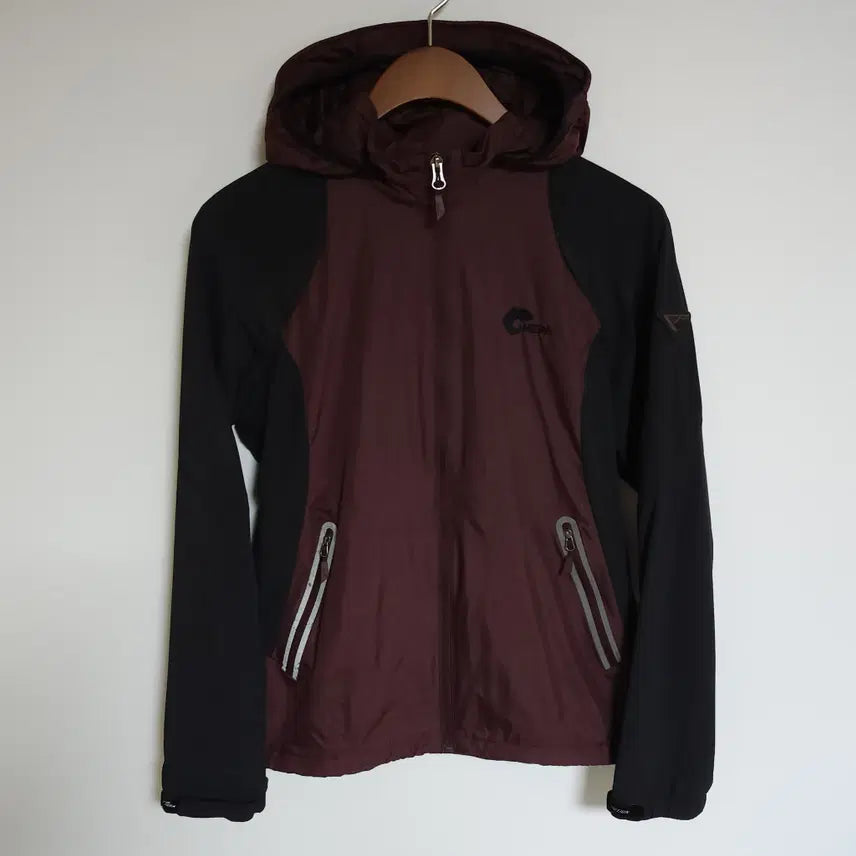 [BUNJANG] NEPA Women's Windbreaker Hoodie Zip-Up Jacket / H80 네파 여성 바람막이 로고 여자 후드 집업자켓