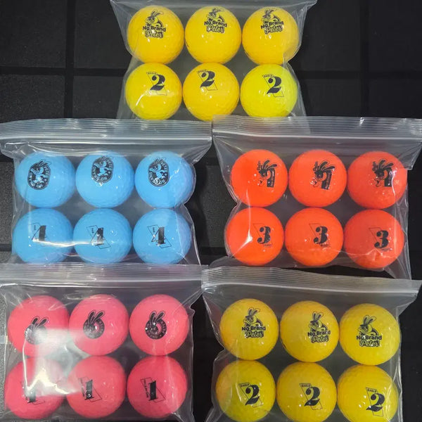 [BUNJANG] No Brand A-Grade 2-Piece Color Lost Golf Balls (30 Count) / 노브랜드 A급 2피스 컬러 로스트볼 30구 중고골프공