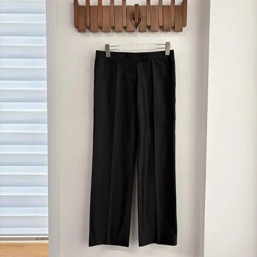 [BUNJANG] Costume National Silk Blend Low-Rise Straight Fit Pants / 코스튬 내셔널 실크 혼방 로우라이즈 팬츠