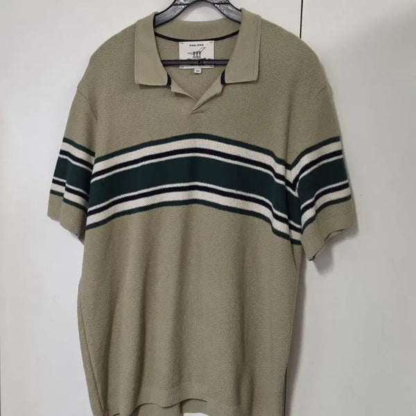 [BUNJANG] Henry Cotton's Stripe Ripley Knit 105 / 헨리코튼 스트라이프 리플리(Ripley) 니트 105