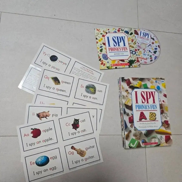 [BUNJANG] I SPY Phonics English Original Book Set with CD and Cards / I SPY 파닉스 영어 원서 세트 (cd, 카드 포함)