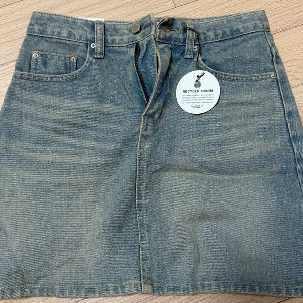 [BUNJANG] Mini Denim Skirt / 미니청치마