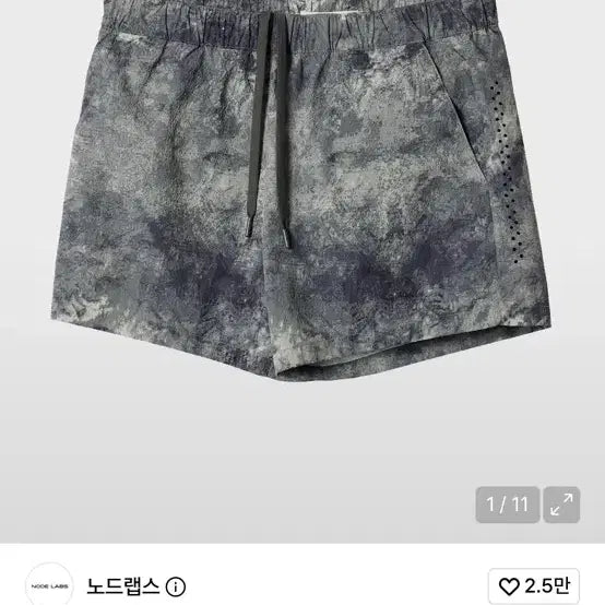 [BUNJANG] NOD LABS Quick Dry Running Shorts Pants Charcoal / 노드랩스 퀵 드라이 러닝 쇼츠 팬츠 반바지 차콜