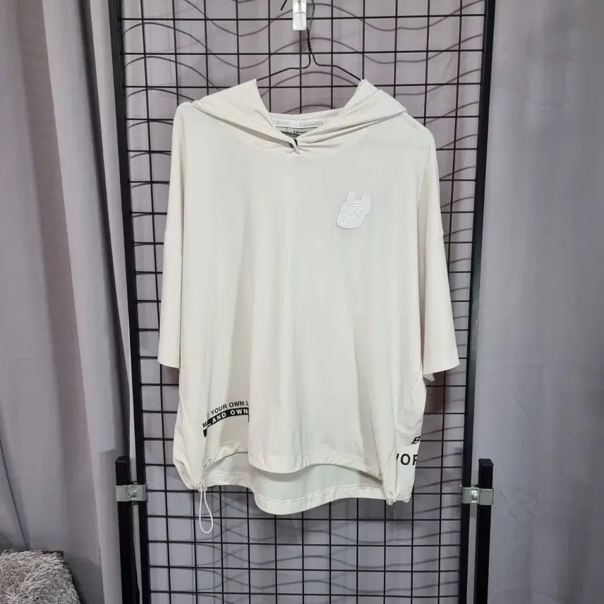 [BUNJANG] Life Work Women's Venturi Hooded Short Sleeve T-Shirt Nylon Blend Cooling Woven / 라이프워크 여성 벤츄리 후드 반팔 티셔츠 나일론 혼방 쿨링 우븐 프리
