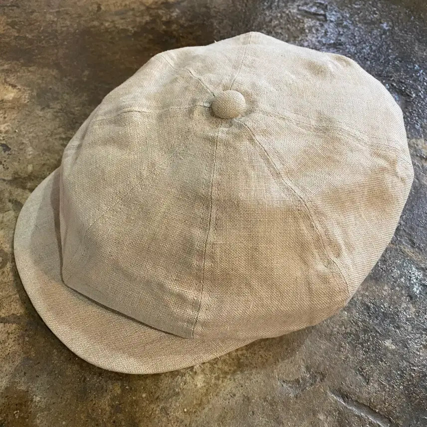 [BUNJANG] Old Joe Linen Newsboy Cap / Old joe 올드조 리넨 뉴스보이캡