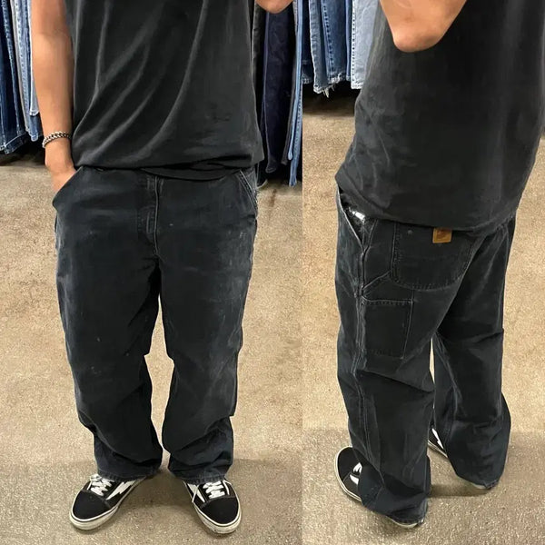 [BUNJANG] Carhartt B11 Carpenter Pants Black (33) / Carhartt B11 블랙 카펜터 팬츠 (33)