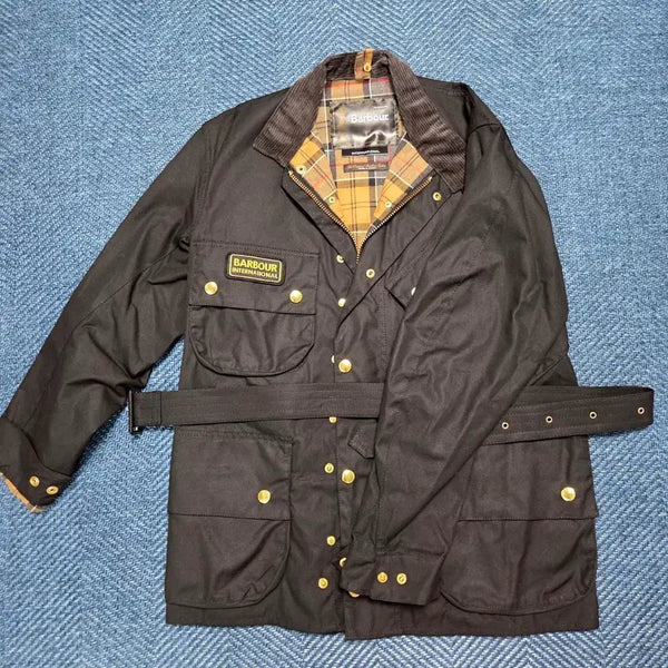[BUNJANG] Barbour International Wax Jacket Black / 바버 인터내셔널 왁스 자켓 블랙 38사이즈 팔아요!