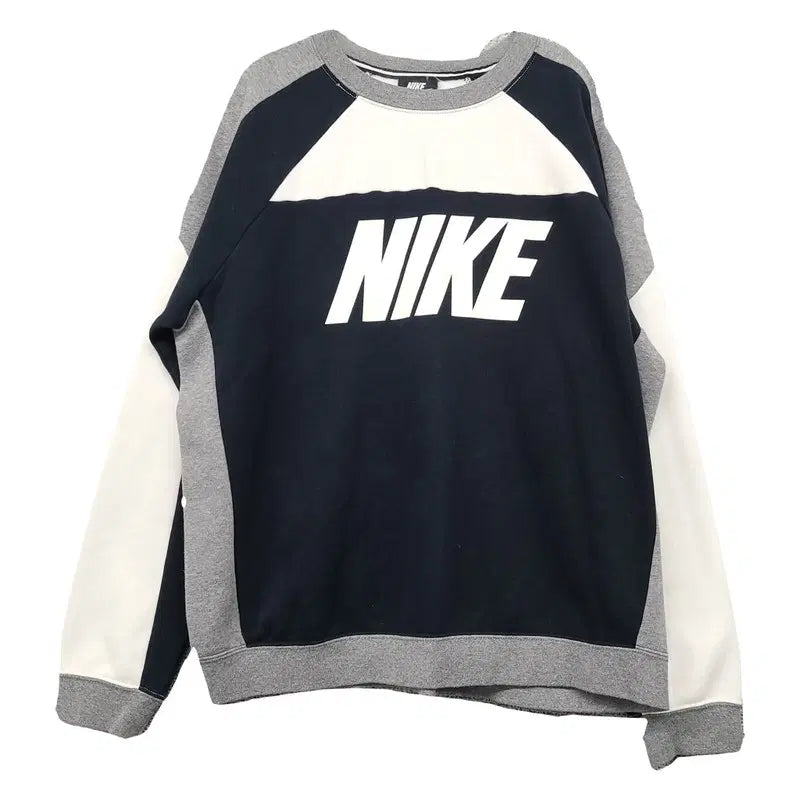 [BUNJANG] Nike Printed Black Sweatshirt L / 나이키 프린팅 블랙 맨투맨 L