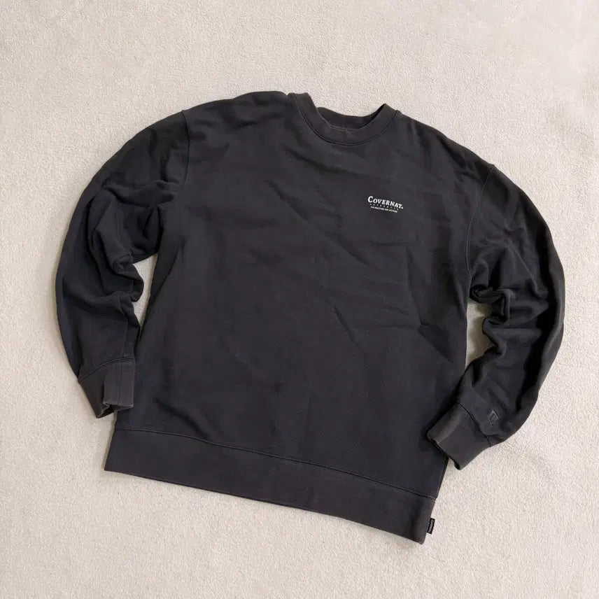 [BUNJANG] Covernat Small Logo Sweatshirt / S 커버낫 스몰로고 맨투맨 0615T1