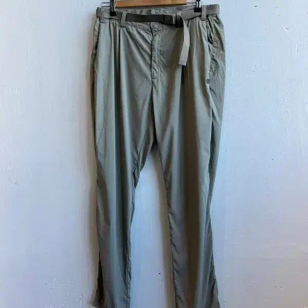 [BUNJANG] Kolon Sport Belted Logo Outdoor Summer Pants / 코오롱스포츠 벨티드 로고 아웃도어 여름바지